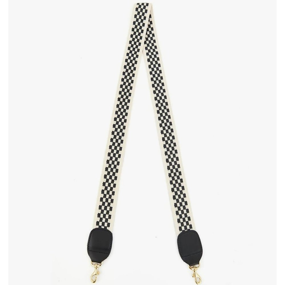 Clare V Checkered Crossbody Strap - NWOT